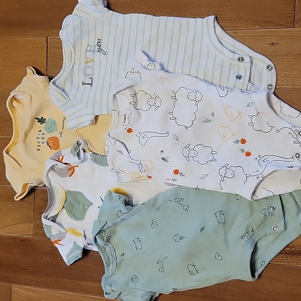 Carter's Multicolor Baby Bodysuits Set